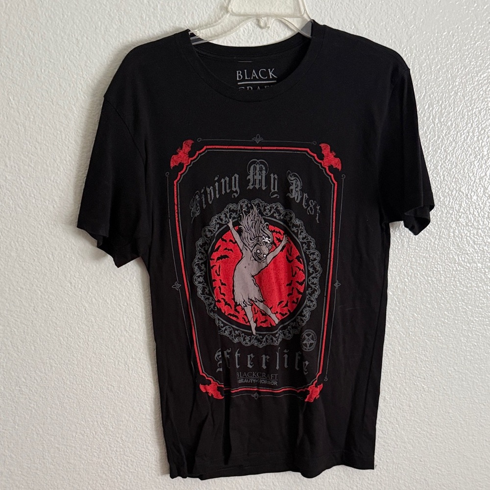 Black Craft Red and Black Graphic Tee